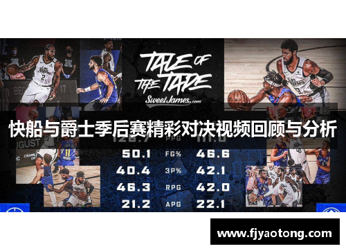 快船与爵士季后赛精彩对决视频回顾与分析